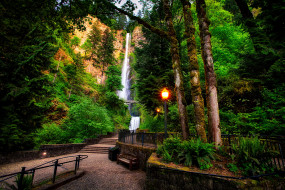 Multnomah falls, Oregon     2048x1366 multnomah falls,  oregon, , , , multnomah, , , oregon, 