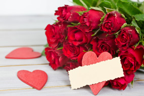 праздничные, день святого валентина,  сердечки,  любовь, сердечки, открытка, праздник, цветы