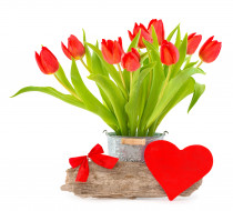      4000x3633 , , fresh, tulips, bouquet, spring, heart, love, red