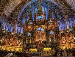 the altar of notre-dame basilica in montreal, , ,   , 