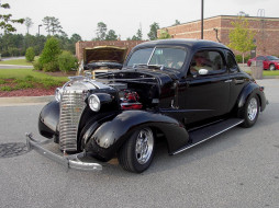 1938 Chevrolet Hot Rod Coupe Classic     1600x1200 1938, chevrolet, hot, rod, coupe, classic, , hotrod, dragster