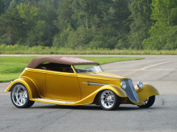 , custom classic car, goldi