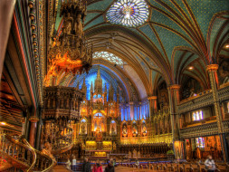Notre-Dame Basilica in Montreal     2048x1544 notre-dame basilica in montreal, , ,   , , 