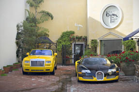 Bijan Bugatti Veyron & Rolls Royce Phantom Drophead Coupe     2048x1357 bijan bugatti veyron & rolls royce phantom drophead coupe, ,    , , 