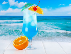 , ,  , , , , , tropical, curacao, orange, drink, fruits, blue, cocktail, , fresh, , 