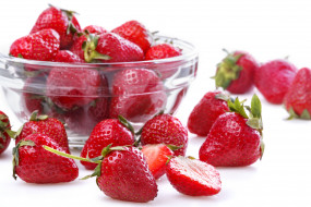 , ,  , , , , bowl, strawberries, fresh, berries, 