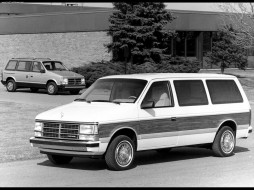 Dodge-Caravan 1987     1600x1200 dodge, caravan, 1987, 