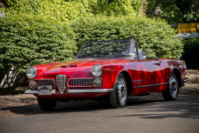 Alfa Romeo 2000, 1959 обои для рабочего стола 2048x1367 alfa romeo 2000,  1959, автомобили, alfa romeo, автопробег, выставка, автошоу