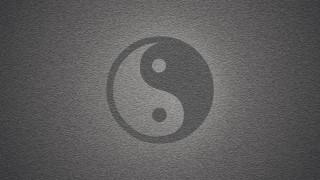 3д графика, инь-Янь , yin yang, серый
