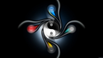 3 , - , yin yang, 