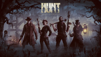 HUNT: Horrors of the Gilded Age обои для рабочего стола 1920x1080 hunt,  horrors of the gilded age, видео игры, арбалет, лопата