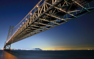 Akashi Kaikyo Bridge, Japan обои для рабочего стола 1920x1200 akashi kaikyo bridge,  japan, города, - мосты, мост, акаси-кайкё, japan, akashi, kaikyo, bridge, Япония, пролив, акаси, strait