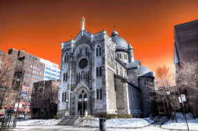 Notre Dame de lourdes Chapel, Montreal     2048x1360 notre dame de lourdes chapel,  montreal, ,  , , , 
