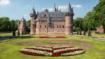 Castle De Haar - Haarzuilens, Netherlands     2048x1152 castle de haar - haarzuilens,  netherlands, , - ,  ,  , , , , , 