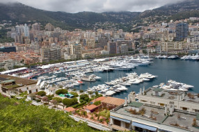 Fontvieille, Monaco обои для рабочего стола 2560x1706 fontvieille,  monaco, города, фонвьей , монако, катера, бухта, яхты, панорама, гавань, фонвьей, monaco, здания, порт