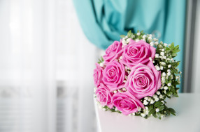      3500x2333 , ,  , , pink, rose, bouquet, flowers, , 