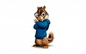 alvin and the chipmunks the squeakquel, мультфильмы, alvin and the chipmunks,  the squeakquel, бобр