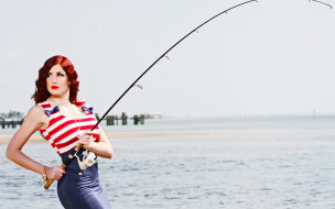, -unsort ,   , fishing, woman, kimber lee