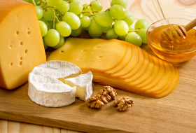      3500x2375 ,  , cheese, honey, grapes, nuts, , , , 