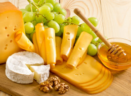      3500x2568 ,  , nuts, grapes, honey, cheese, , , , 