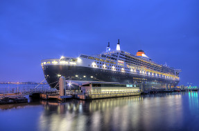 Queen Mary 2 In Liverpool     2048x1358 queen mary 2 in liverpool, , , , , 