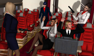 stewardesses     5000x3000 stewardesses, 3 ,  , fantasy, , , , 