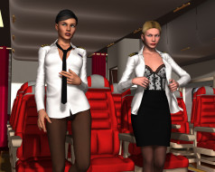 stewardesses     5000x4000 stewardesses, 3 ,  , fantasy, , 