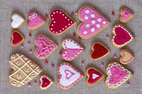      3281x2187 , ,  ,  , valentines, cookies, , , , , , pink, love, hearts, glaze, 
