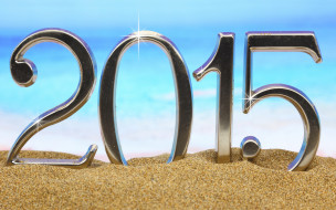 , -  ,  , , c, , , , , sea, 2015, new, year, happy, sand, beach