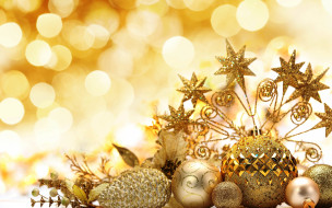 , , gold, decoration, bokeh, , , merry, christmas, , , 