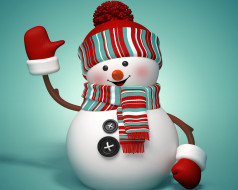      5000x4000 , 3  ,  , snowman, , , , , winter, new, year, christmas, merry, 3d, cute