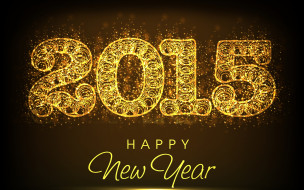,   ,  , golden, , , , 2015, happy, new, year