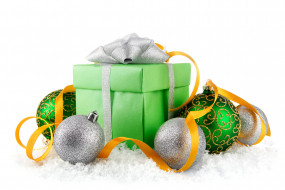     2250x1500 ,   , new, year, christmas, decoration, balls, snow, , , , , 