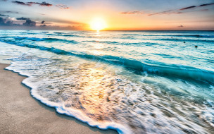 , , , , sunset, seascape, sea, , sand, beach, , 