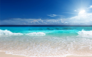      2880x1800 , , , , , , , sunshine, emerald, beach, ocean, blue, sea
