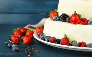      2880x1800 , , cream, food, , , cake, , , dessert, fruits, , , raspberries, blackberries, strawberries, cheesecake, , , 