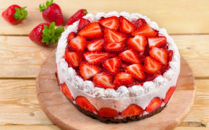     2880x1800 , , , , , , , , cake, dessert, , , cheesecake, food, berries, strawberries