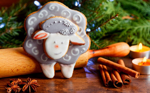      1920x1200 , , biscuits, candles, cookie, winter, holiday, , , , , 
