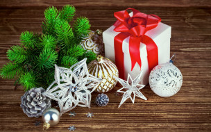      2880x1800 ,   , merry, decoration, christmas, , , , , wood, , , 