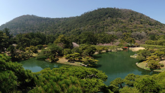 Takamatsu Ritsurin garden Japan     3520x2000 takamatsu ritsurin garden japan, , , , , 