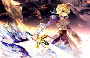      2000x1297 , fate, stay night, , , , , , , sixingcao, saber, stay, night
