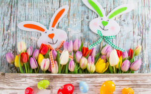      2880x1800 , , easter, tulips, eggs, colorful, spring, , , 