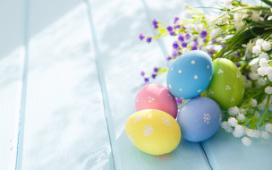      2880x1800 , , decoration, holiday, blessed, spring, delicate, pastel, , , flowers, eggs, easter