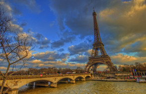 Eiffel Tower & Pont d`Iena     2048x1327 eiffel tower & pont d`iena, ,  , , , , 