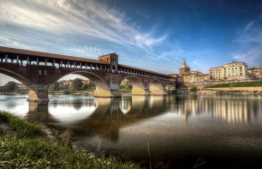 Pavia - Covered Bridge     2048x1326 pavia - covered bridge, , - , , 