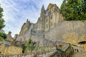 Abbey of Mont Saint-Michel, Normandy, France     2048x1356 abbey of mont saint-michel,  normandy,  france, , -  ,  ,  , , 