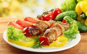      2880x1800 , ,  , , , , , , vegetables, tomato, pepper, meat