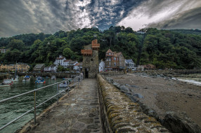 Lynmouth     2048x1365 lynmouth, , - ,  ,  , , , , 