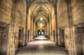 Cathedral of Learning Hallway     2048x1359 cathedral of learning hallway, , ,   , 