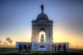 pennsylvania monument at sunrise, , - ,   , , 
